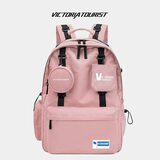 VICTORIATOURIST书包女校园韩版双肩包时尚潮流学院风初中生大容量休闲背包2109