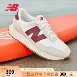 NEW BALANCE NB 官方休闲鞋男鞋女鞋情侣复古低帮舒适百搭237系列运动鞋 米色/白色 MS237SB 38.5 (脚长24cm)