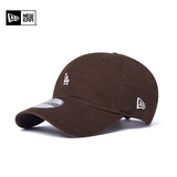 NEW ERA纽亦华MLB棒球帽小logo男女情侣弯檐鸭舌帽软顶NE920 14384961-深咖色 洛杉矶道奇队 OSFM