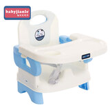 babyjianle儿童餐椅便携式折叠多功能餐椅座椅外出家用宝宝餐椅吃饭餐桌BB椅 蓝色