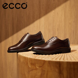 爱步（ECCO）商务皮鞋男鞋 夏季牛津鞋通勤正装皮鞋 都市伦敦525684 可可棕52568401482 44