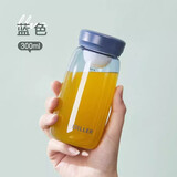 波比熊带刻度迷你塑料杯女士小容量简约ins便携学生随行水杯高颜值杯子 迷你炫彩蓝300毫升+杯刷滤网