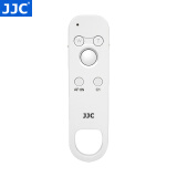 JJC 相机蓝牙遥控器 快门线手柄 适用于索尼A1II A7C2 A7R5 A9M3 A7M3/4 ZV1II/F ZVE10II A6700黑卡7 蓝牙遥控 替代RMT-P1BT 白色