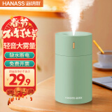 海纳斯（HANASS）加湿器 卧室迷你家用办公室桌面车载轻音上加水小型usb插电便携加湿空调伴侣 HM-101