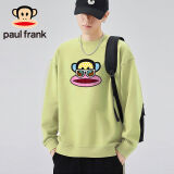 大嘴猴（paul frank）长袖卫衣男士2024无帽圆领韩版潮流上衣男豆绿色M