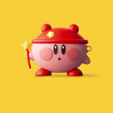 京苑适用于Beats Studio Buds保护套魔音蓝牙耳机套第二代+卡通防摔保护壳软硅胶防摔壳 【星之卡比】 Beats Studio Buds/Buds+通用
