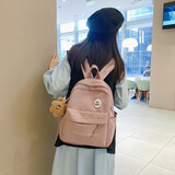 丛林鸟（JUNGLE BIRD）小众小容量女运动双肩包小清新书包轻便帆布小型简约背包