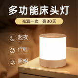 万火充电小夜灯床头婴儿喂奶照明超长续航夜灯卧室氛围灯触摸伴睡眠灯 【触摸调光款】2400mah+可用30天