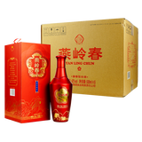 燕岭春酒 华都酱酒 北京酱香 北派麸曲酱香型优级酒 红瓶礼盒装 500ML*6瓶 整箱 42度