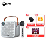 屁颠虫（Hifier） A7家庭ktv无线麦克风全民K歌手机家用电视唱歌话筒音响一体广场舞音箱扩音器 A7 白色 单麦版