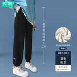 十月名裳孕妇裤春秋季外穿打底裤小个子休闲运动显瘦孕妇装长裤子 黑色（加绒） L（推荐尺码：适110-130斤）
