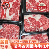 领食鲜生澳洲和牛M9原切牛肉片谷饲牛肉生鲜冷冻日式烧烤火锅食材源头直发 M5+眼肉牛肉片【250g*3盒】