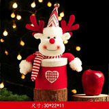 相思桐圣诞礼品苹果袋礼物袋圣诞节糖果袋平安夜苹果盒包装平安果小礼盒 鹿盒