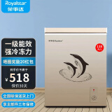 荣事达（Royalstar）小冰柜家用小型冷冻保鲜迷你冷藏商用卧式冷柜单用储母乳柜节能省电 【一级节能 全国联保】微霜款 138L