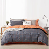 博洋（BEYOND）家纺纯棉床上四件套床笠款全棉床单被套双人套件四季床上用品 【床单款】绅士品格 床单款 1.5米床(被套200*230厘米)