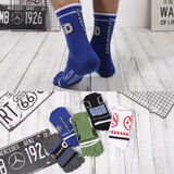 五指袜男纯棉防臭中筒四季分指五只脚趾袜子男士高筒春秋冬分趾袜 男士高腰DB运动款 均码 5双装