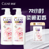 清扬（CLEAR）去屑洗发水组套 樱花露香水润型720g*2+200g 洗发露洗头膏 C罗