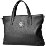 COW公文包男士手提包大容量男包休闲公务包 C-9808 黑色 14英寸