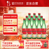 牛栏山二锅头 绿瓶口粮酒 绿牛二 清香型 白酒 46度 500ml*12瓶 整箱装