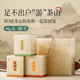 澜沧古茶云南普洱茶2024景迈香冰甜香霸朗香景迈山明前春茶散茶茶叶罐装 景迈香+冰甜香+霸朗香【共180g】