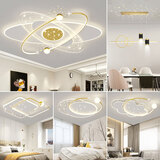 灯昂客厅吸顶灯北欧现代2025新款全屋智能APP灯具套餐组合简约大厅灯 金色套餐：三室两厅（包安装）  三色光