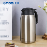 虎牌（TIGER） 热水瓶 不锈钢暖壶保温瓶开水瓶家用保暖壶PWM-A20C 2.0L 不锈钢色XC 2L
