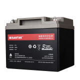 山特（SANTAK） 城堡系列电池免维护UPS不间断电源机房服务器专用阀控式铅酸蓄电池 C12-38AH