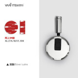 威思特防风地吸免打孔门吸防撞新款隐形卫生间地吸厕所静音门碰门挡器 亮银【打孔/免打孔两用】