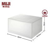 无印良品（MUJI） 聚丙烯 收纳箱 抽屉式 储物箱 整理箱 衣物收纳箱 横宽型/深长55*宽44.5*高30cm 3S