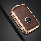 2020款沃尔沃钥匙套XC60 S90 S60L S80L XC90 V90钥匙扣19款车钥匙包高档 咖啡色