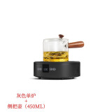 新德隆（Xin De Long） 新德隆电陶炉茶炉煮茶小型家用迷你泡茶壶智能加热电茶炉 灰色单炉+侧把壶