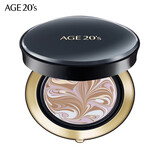 爱敬Aekyung爱敬AGE20四色超越气垫BB四色拉花粉底控油持久干油皮 13号黑壳四色拉花 14g*2