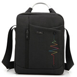 COOLBELL适用华为matepad air平板ipad pro收纳电脑包11寸11.5s英寸单肩包 黑色 装10.4/10.8/11.5英寸