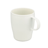 INOMATA日本进口漱口杯带手柄刷牙杯塑料糖果色杯子随手杯1个装 白色带手柄