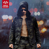 MAXGEAR 小强战术夹克男士款秋冬迷彩服 户外战术休闲软壳衣保暖防风外套 黑魔-Multicam-black L