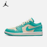 耐克（NIKE）AIR JORDAN 1 LOW AJ1 女子运动鞋刺绣板鞋 DC0774-131 38