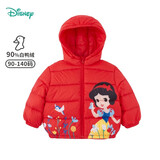 迪士尼宝宝（Disney Baby）迪士尼童装儿童羽绒服男童米奇女童米妮连帽羽绒服外套 大红 24个月/身高90cm