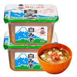 神州一味增 日本进口白味噌300g 日式昆布味噌汤大酱汤调味料专用豆瓣酱 两盒装