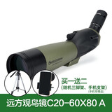 星特朗Celestron远方观鸟镜 C20-60X80单筒45度拐角A/直角B可接单反 星特朗C20-60*80 A 45度拐角
