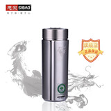 思宝旗舰方舟7/8号真空保温杯办公茶杯商务礼品车载便携水杯子商务杯 方舟-7号-350ml-不锈钢色