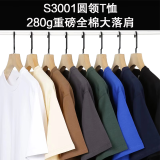 吴衣斯 班服定制t恤短袖重磅纯棉t恤印logo文化衫工作服同学毕业聚会 S3001多色可定制 XL可定制