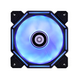 宁美 定制 N系列 台式电脑机箱风扇 主机散热风扇 LED 炫光 12CM 静音 降温 /单拍不发货/搭配主机下单 宁美N3魔环 蓝灯
