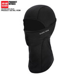 南恩滑雪头盔护脸头套速干头套护脸挡风面罩男女瘦脸罩 黑色加厚 L