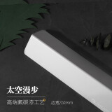 角斗士钛铝合金护墙角保护条免打孔护角条装饰客厅防撞收边包边阳角条 太空漫步：宽10*10MM 厚1.5MM 1米