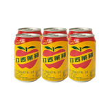 大西洋中国台湾原产 大西洋苹果西打330ml*24罐 果味碳酸饮料汽水 330ml*6罐