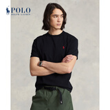 Polo Ralph Lauren 拉夫劳伦男装 经典版平纹针织圆领短袖T恤RL13450 001-黑色 XL
