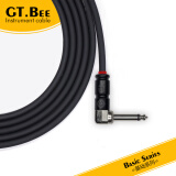 samgool+吉他连接线电箱琴音频降噪线演出效果器6.5线 GT Bee 吉他线 弯+直 6m/20ft