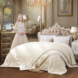 富安娜蚕丝被子夏被四季被春秋被二合一结婚被子母被提花面料双人被芯 素馨二合一 抗菌升级全涤提花 1.8m床