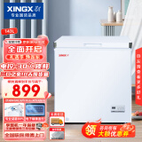 星星（XINGX） 143升 低霜家用囤货冰柜 电脑温控冷藏冷冻转换冷柜 单温单箱母婴母乳小型冰箱 BD/BC-143JDE