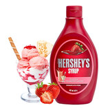 好时进口草莓酱花式咖啡烘焙原料咖啡甜品冰淇淋圣代淋浆623g瓶